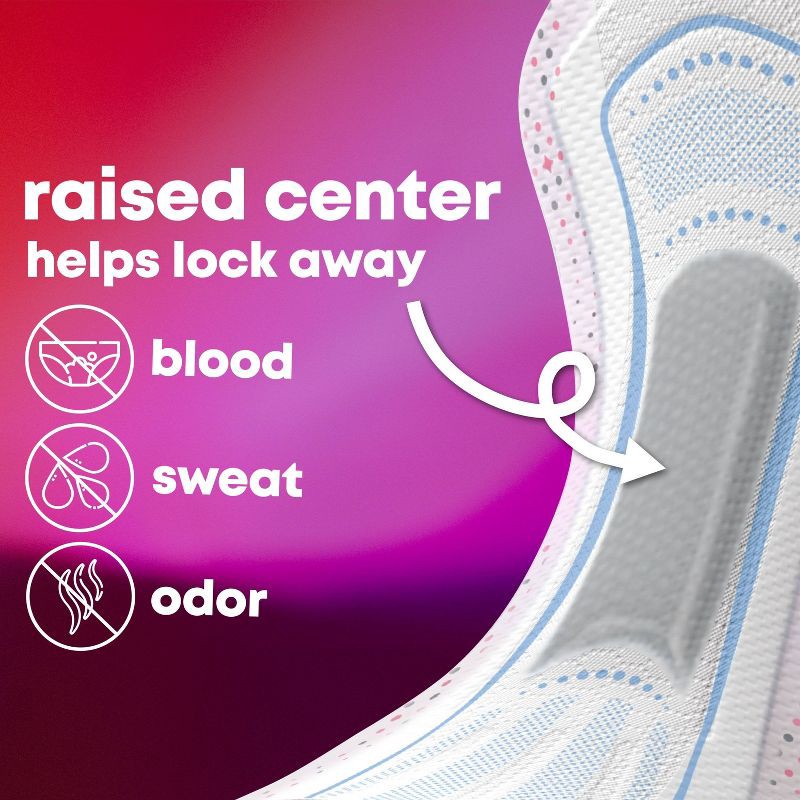 slide 7 of 9, U by Kotex Balance Sized for Teens Ultra-Thin Pads with Wings - Extra Absorbency - Unscented - 28ct, 28 ct