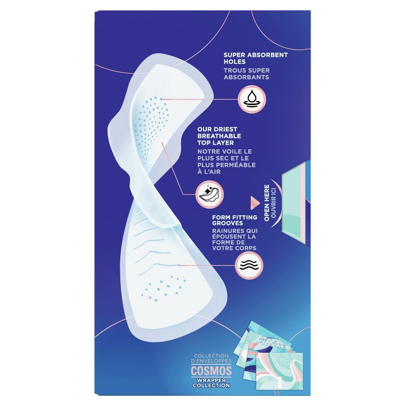 slide 15 of 15, Always Infinity FlexFoam Pads for Women - Extra Heavy Overnight Absorbency - Unscented - Size 5 - 30ct, 5 x 30 ct