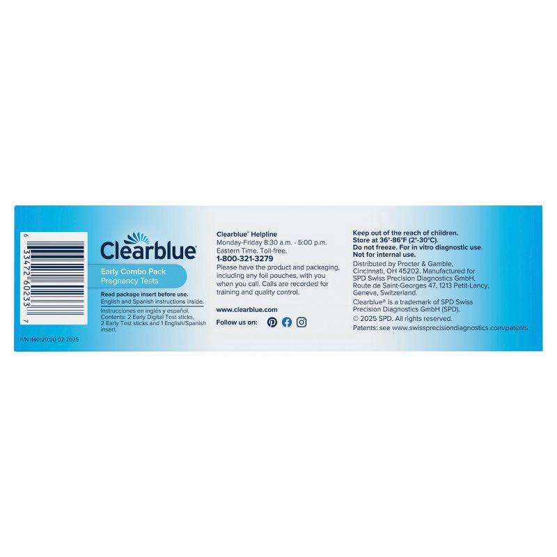 slide 4 of 12, Clearblue Digital & Rapid Pregnancy Tests - 4ct, 4 ct