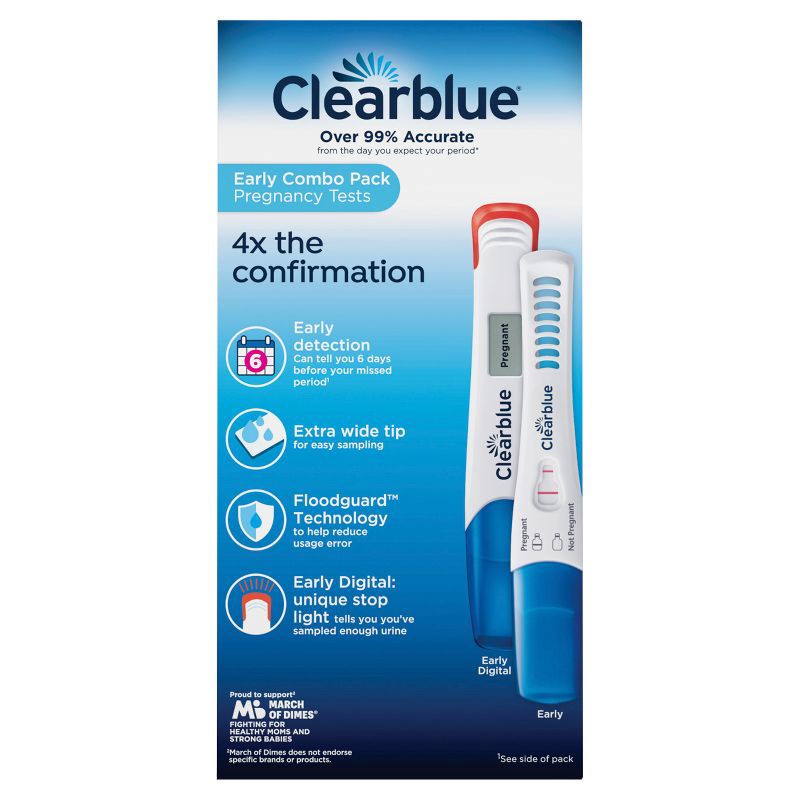 slide 12 of 12, Clearblue Digital & Rapid Pregnancy Tests - 4ct, 4 ct
