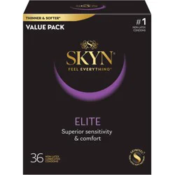 SKYN Elite Non-Latex Lubricated Condoms - 36ct