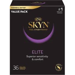 SKYN Elite Non-Latex Lubricated Condoms - 36ct