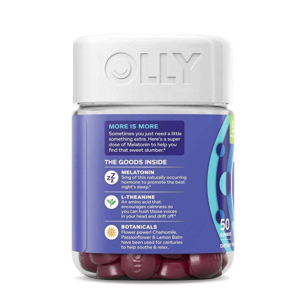 slide 4 of 4, OLLY Extra Strength Sleep Gummies - Blackberry Mint, 50 ct