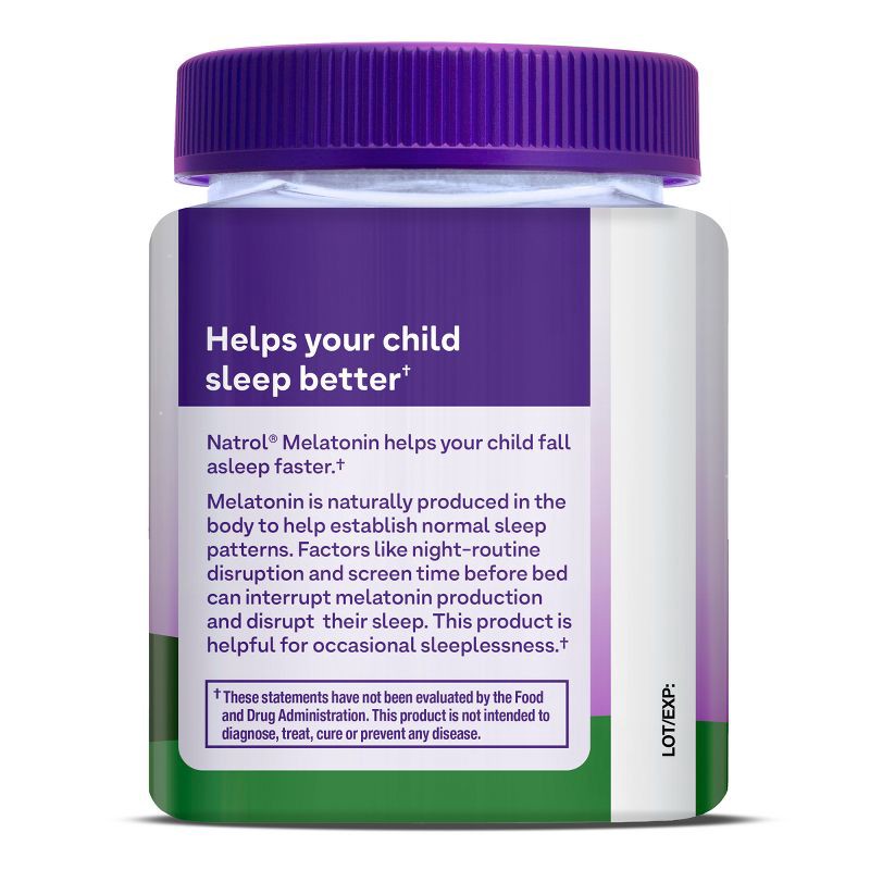 slide 9 of 10, Natrol Kids' Melatonin Sleep Aid 1mg Gummies - Berry - 90ct, 1mg, 90 ct