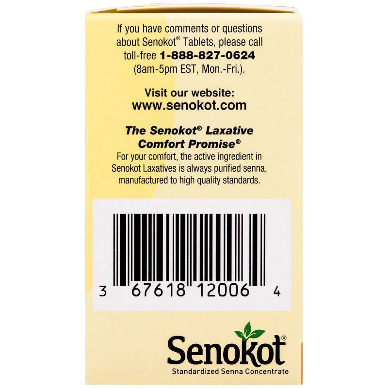 slide 5 of 5, Senokot Extra Strength Natural Vegetable Ingredient Laxative - 36ct, 36 ct