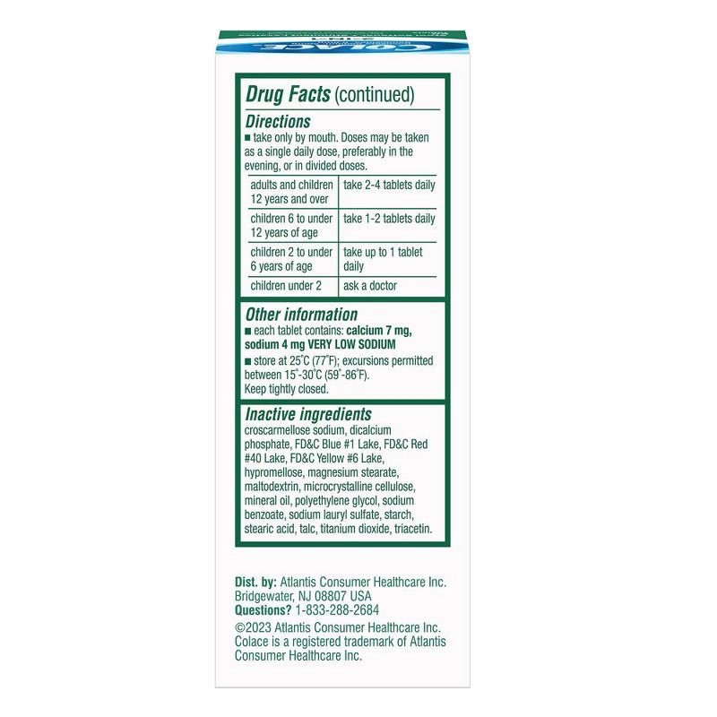 slide 2 of 7, Colace 2-IN-1 Stool Softener + Stimulant Laxative - 60ct, 60 ct