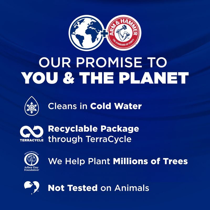 slide 9 of 15, Arm & Hammer Plus Oxi Clean Odor Blasters HE Laundry Detergent Pods 160 Pacs - 208 fl oz, 208 fl oz