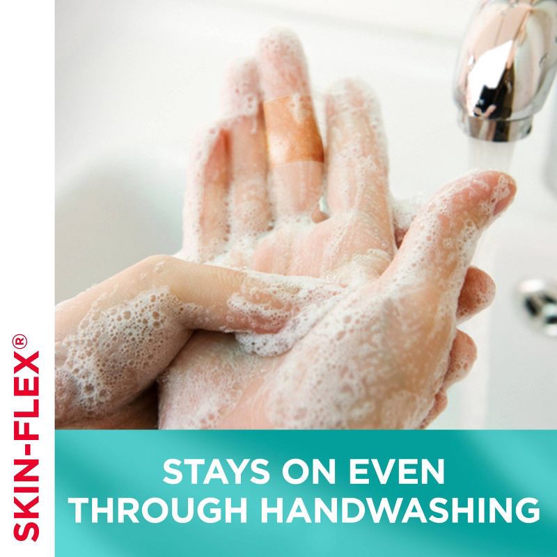 slide 4 of 8, Band-Aid Skin-Flex Assorted Sizes Adhesive Bandages - 60ct, 60 ct