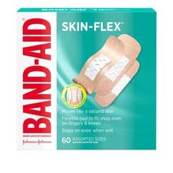 Band-Aid Skin-Flex Assorted Sizes Adhesive Bandages - 60ct