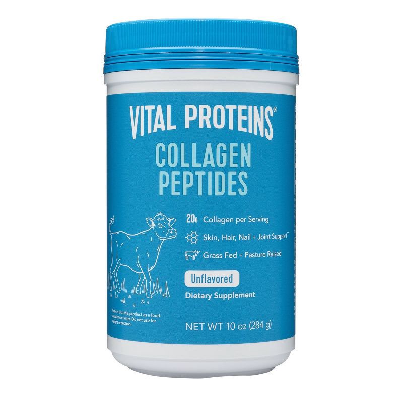 slide 1 of 10, Vital Proteins Unflavored Collagen Peptides Powder - 10oz, 10 oz