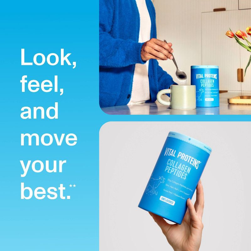 slide 9 of 10, Vital Proteins Unflavored Collagen Peptides Powder - 10oz, 10 oz