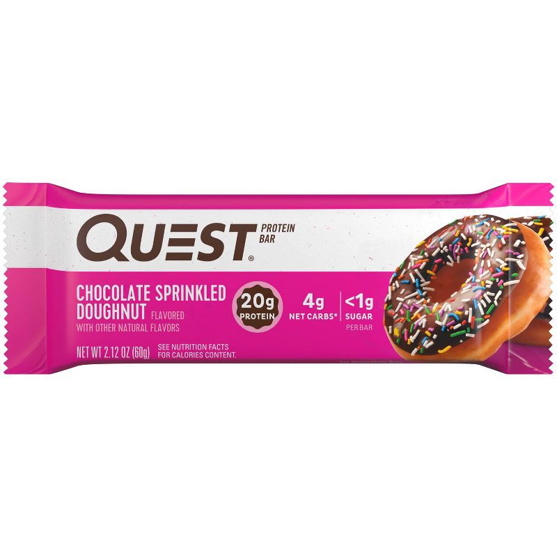 slide 5 of 6, Quest Nutrition Protein Bar - Chocolate Frosted Doughnut - 4ct, 8.5 oz
