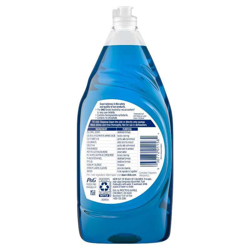 slide 11 of 13, Dawn Ultra Dishwashing Liquid Dish Soap - Original - 38 fl oz, 38 fl oz