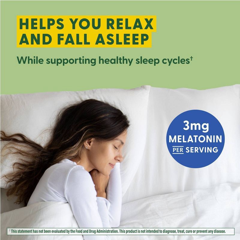 slide 4 of 7, MegaFood 3mg Melatonin Gummies for Adults - Sleep Gummies - Berry - Vegan - 54ct, 54 ct