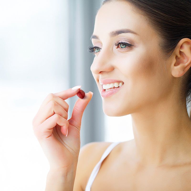 slide 2 of 8, Emergen-C Vitamin C Gummies - Strawberry, Lemon & Blueberry - 45ct, 45 ct