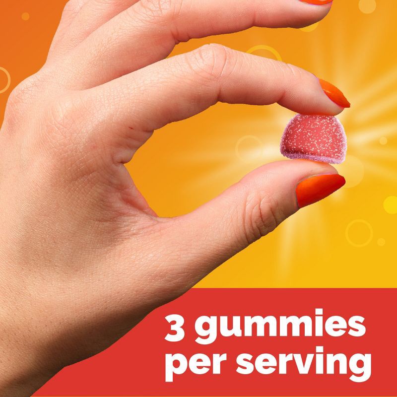 slide 5 of 8, Emergen-C Vitamin C Gummies - Strawberry, Lemon & Blueberry - 45ct, 45 ct