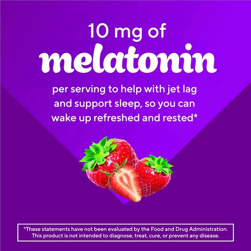 slide 6 of 11, Vitafusion Max Strength Melatonin Gummies for Sleep Support - 100ct, 100 ct