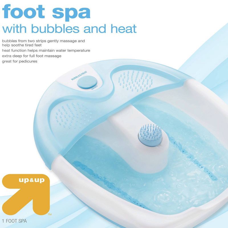 slide 3 of 3, Foot Bath with Bubbles - up&up™, 1 ct