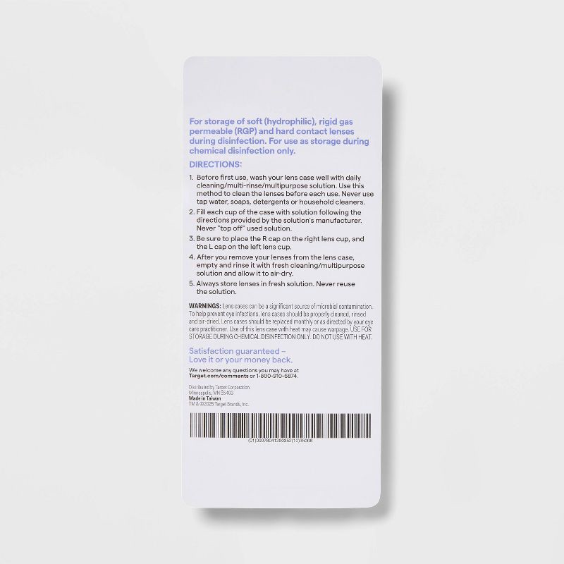 slide 3 of 5, Contact Lens Case 4ct - up&up™, 4 ct