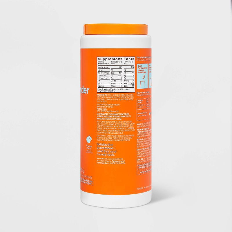 slide 3 of 4, Fiber Therapy Multi-Benefit Daily Fiber Supplement - Orange - 15oz - up&up™, 15 oz