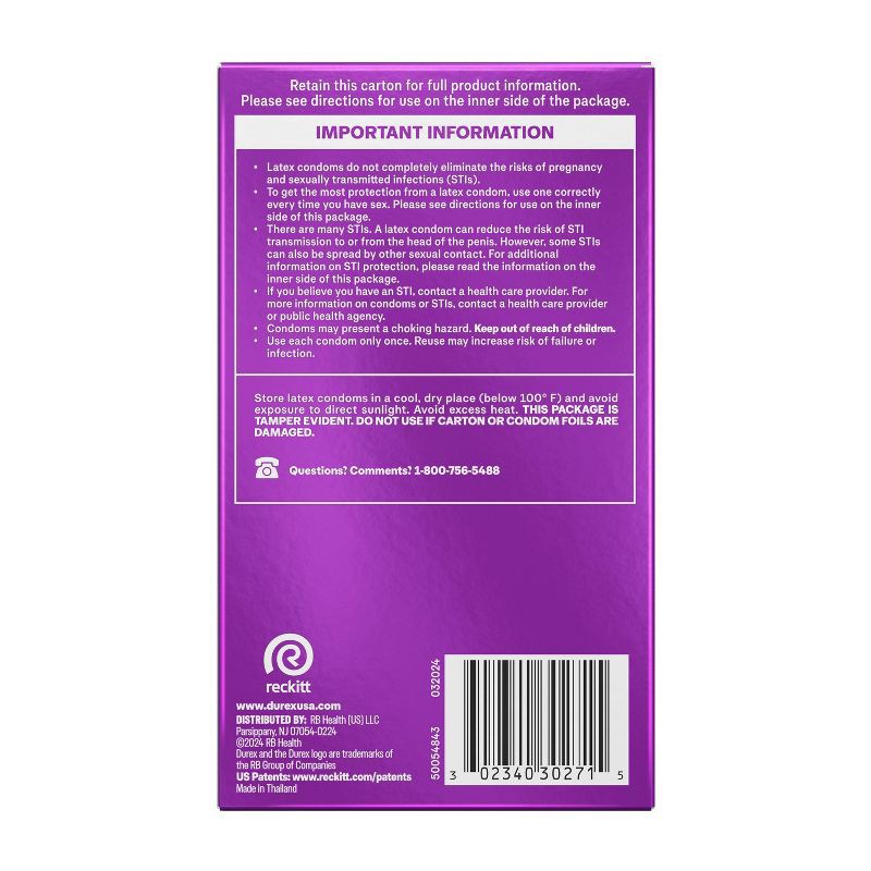 slide 4 of 17, Durex Extra Sensitive Value Pack Latex Condoms - 42ct, 42 ct