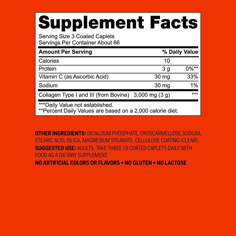 slide 5 of 5, Collagen + Vitamin C Tablets - 200ct - up&up™, 200 ct