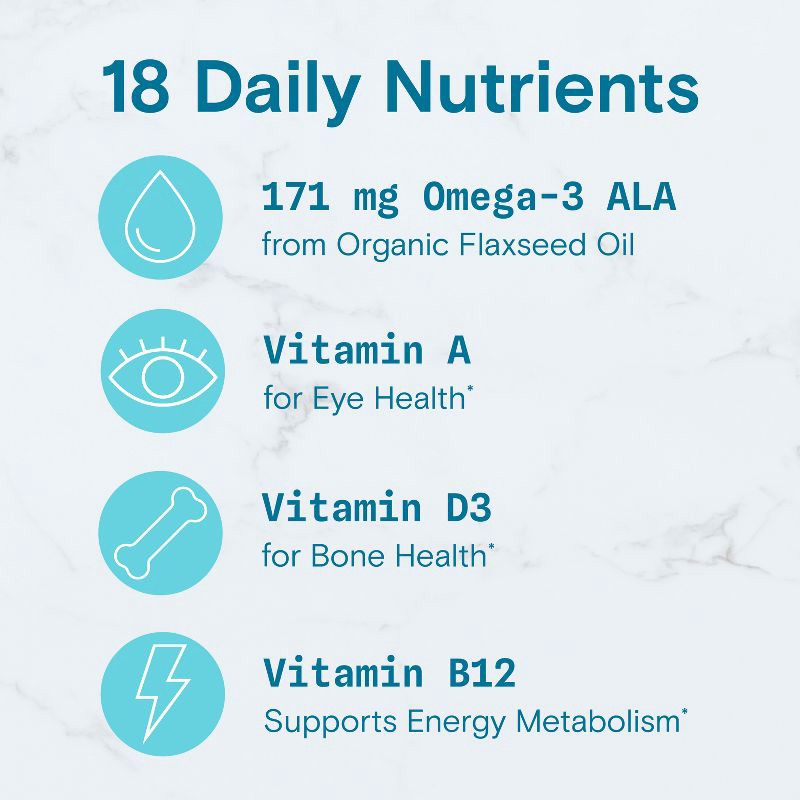 slide 5 of 13, SmartyPants Organic Men's Multi & Vegetarian Omega 3 Gummy Vitamins with D3, C & B12 - 90 ct, 12 x 90 ct