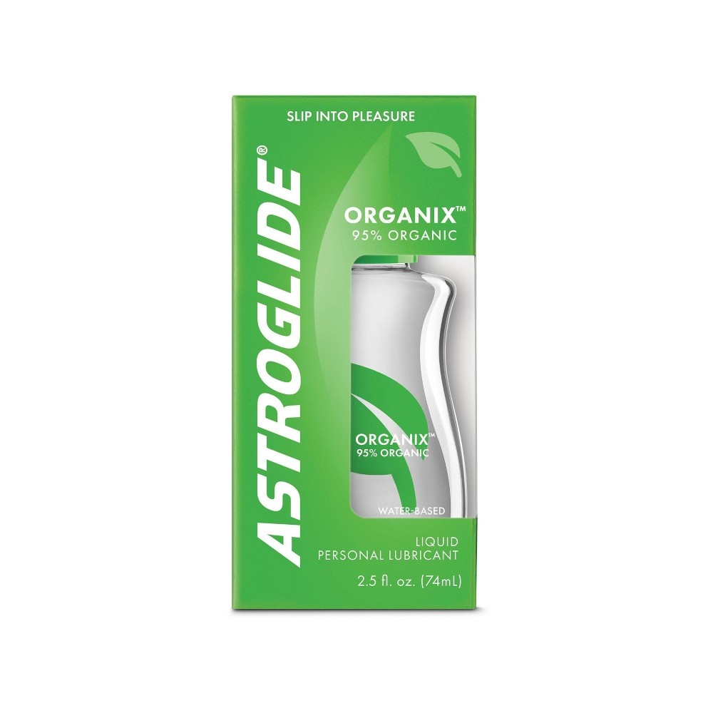 slide 4 of 5, Astroglide ORGANIX Water-Based Personal Lubricant, 2.5 fl oz