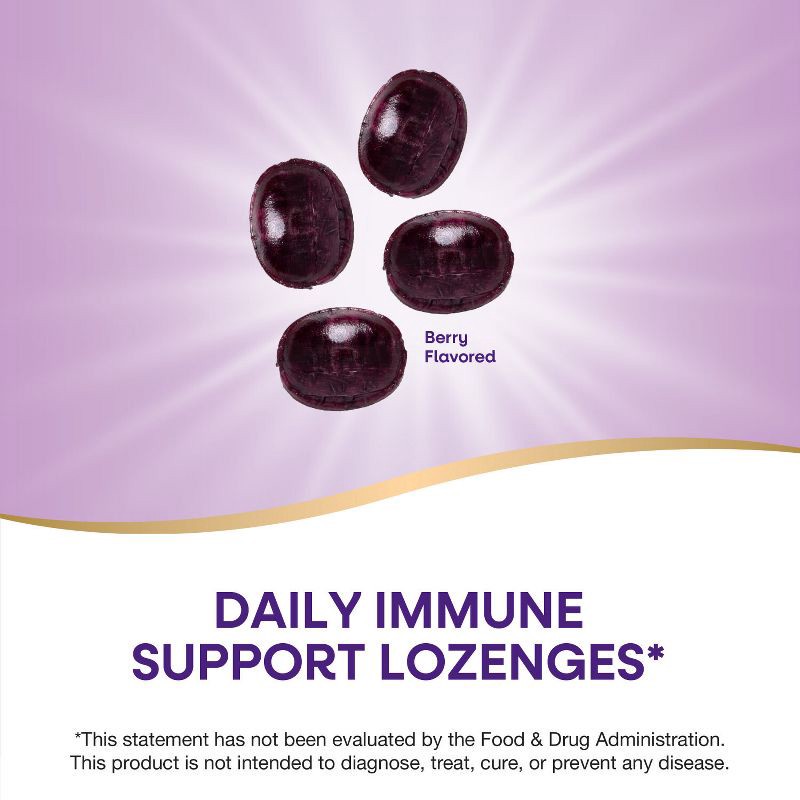 slide 4 of 7, Nature's Way Sambucus Immune Lozenges with Elderberry, Zinc and Vitamin C - 24ct, 24 ct