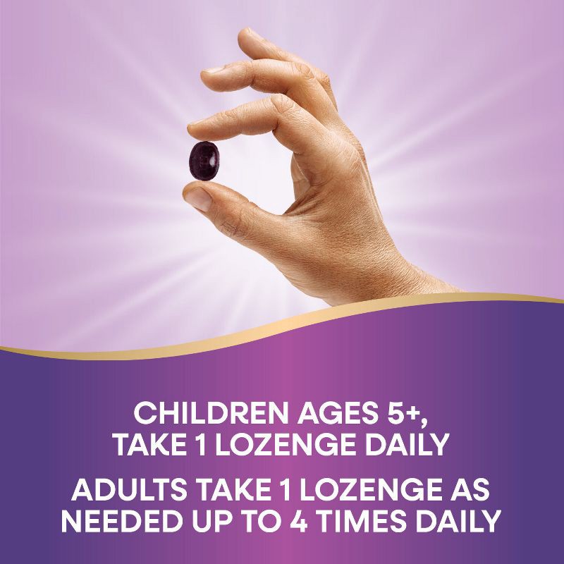 slide 7 of 7, Nature's Way Sambucus Immune Lozenges with Elderberry, Zinc and Vitamin C - 24ct, 24 ct