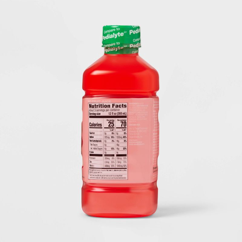 slide 3 of 6, Pediatric Electrolyte Drink - Cherry Punch - 33.8 fl oz - up&up™, 33.8 fl oz
