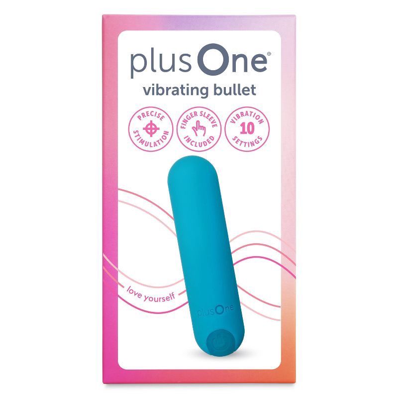 slide 2 of 13, plusOne Waterproof and Rechargeable Vibrating Bullet, 1 ct