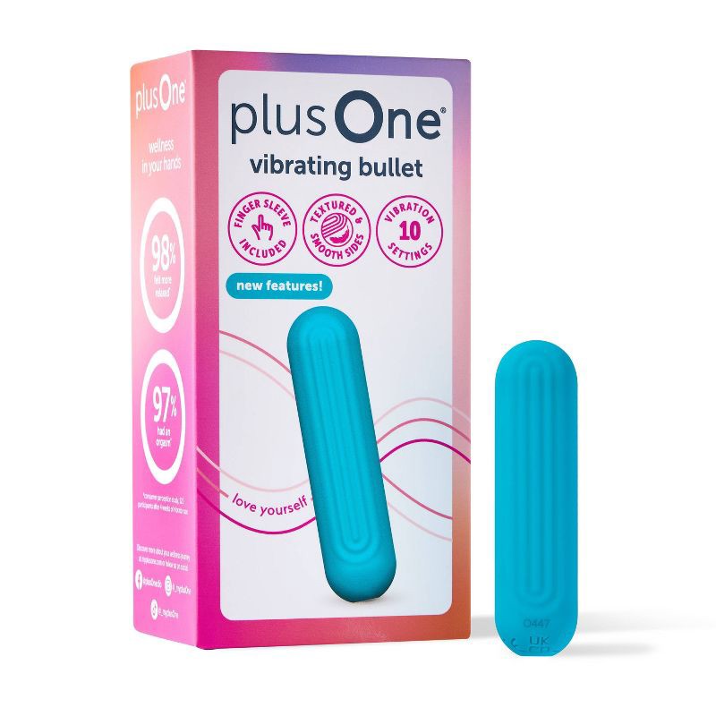 slide 1 of 13, plusOne Waterproof and Rechargeable Vibrating Bullet, 1 ct