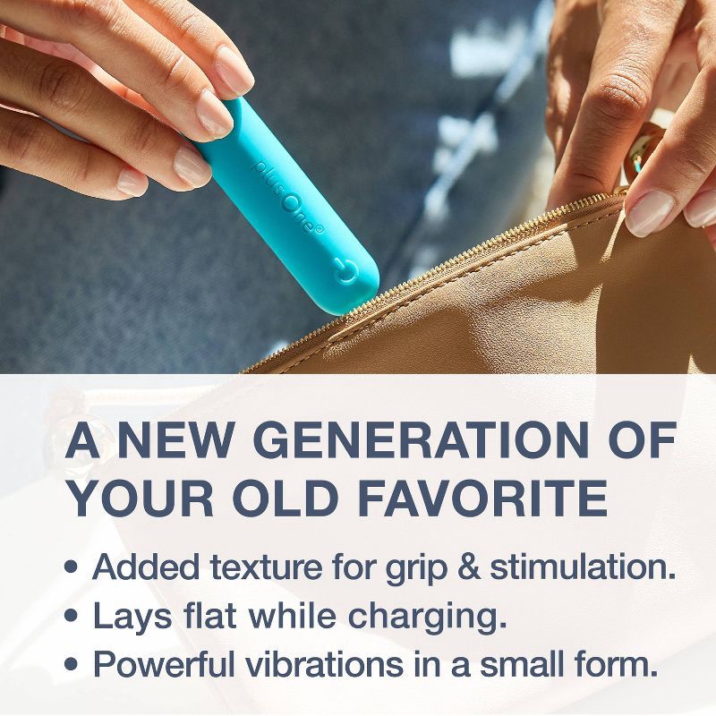 slide 4 of 13, plusOne Waterproof and Rechargeable Vibrating Bullet, 1 ct