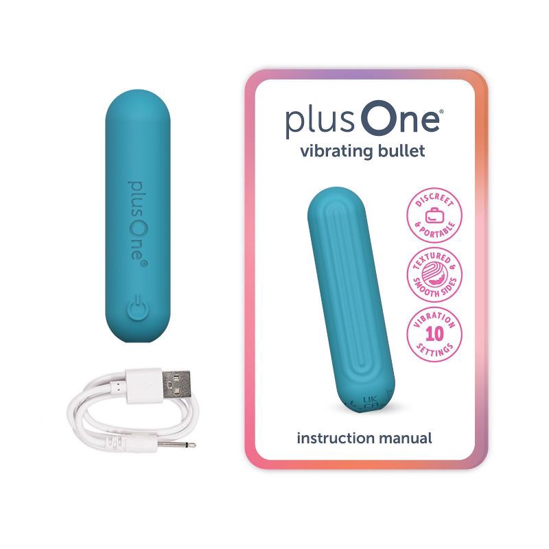 slide 9 of 13, plusOne Waterproof and Rechargeable Vibrating Bullet, 1 ct