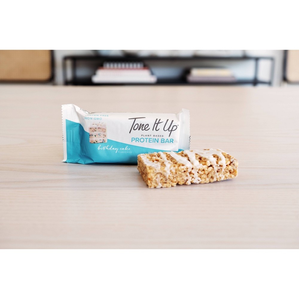 slide 3 of 5, Tone It Up Protein Bars - Birthday Cake , 4 ct