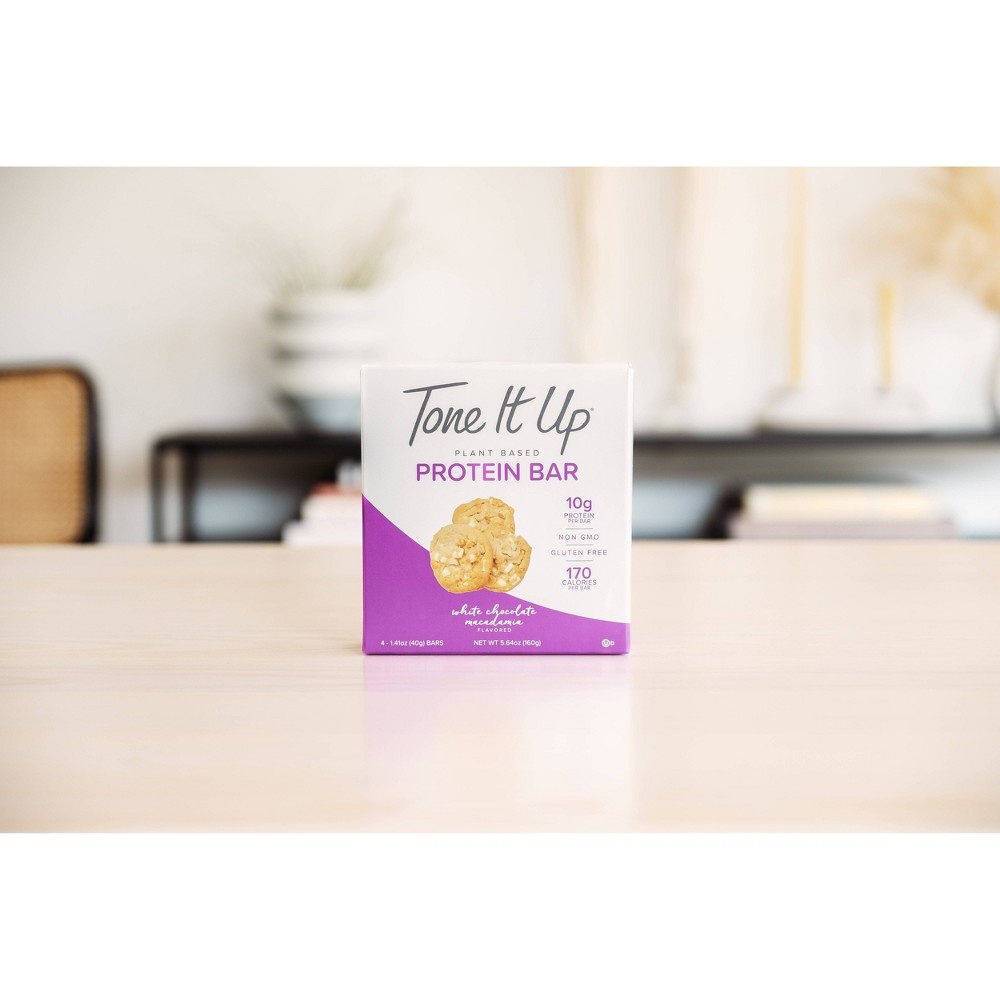 slide 3 of 6, Tone It Up Protein Bars - White Chocolate Macadamia, 4 ct