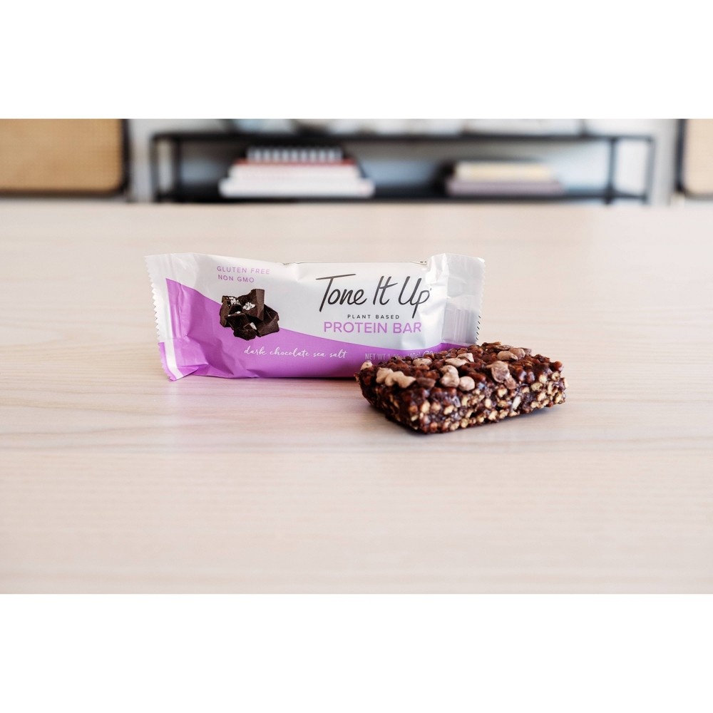 slide 2 of 3, Tone It Up Protein Bars - Dark Chocolate Sea Salt, 4 ct