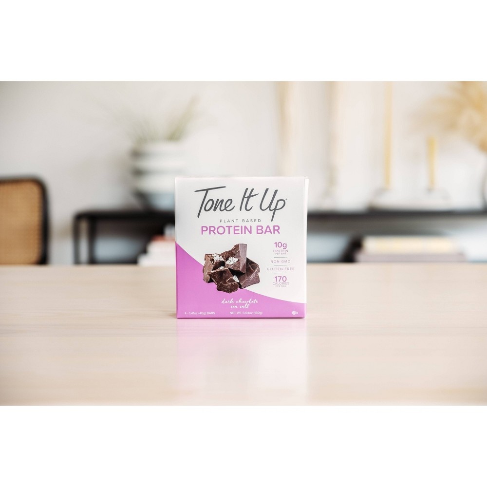 slide 3 of 3, Tone It Up Protein Bars - Dark Chocolate Sea Salt, 4 ct