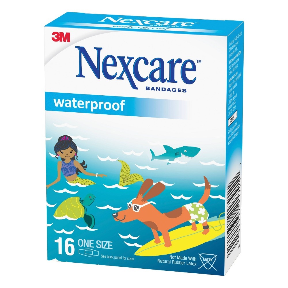 slide 2 of 2, Nexcare Waterproof Bandages, 16 ct