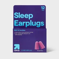 Sleeping Foam Earplugs - 12 Pair - up&up™