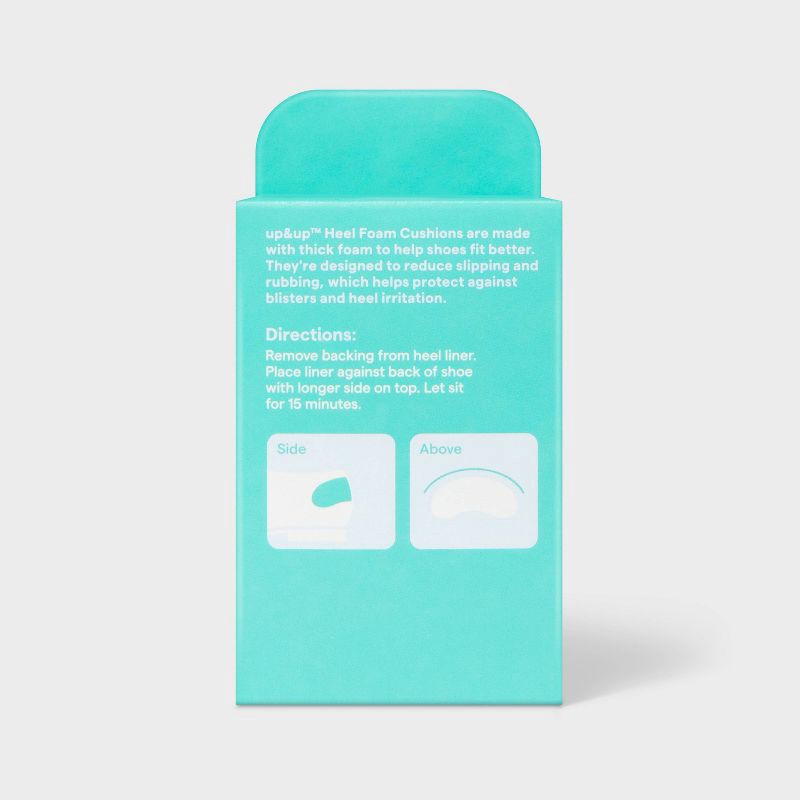 slide 3 of 3, Khaki Heel Cushion - 3ct - up&up™, 3 ct