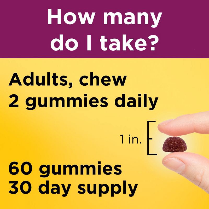 slide 4 of 7, Nature Made Prenatal Gummies, DHA, Folic Acid, Choline, Prenatal Vitamins + Minerals Supplement - 60ct, 60 ct