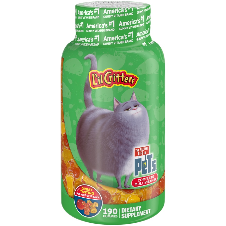 slide 2 of 4, L'il Critters The Secret Life Of Pets Complete Multivitamin Gummies, 190 ct