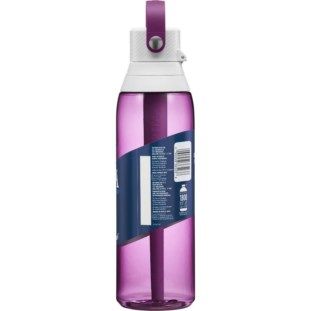 slide 4 of 4, Brita Premium Filtering Water Bottle with Filter BPA Free - Orchid, 26 oz