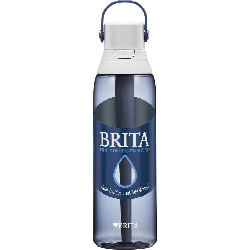 slide 2 of 4, Brita Premium 26oz Filtering Water Bottle with Filter - Night Sky, 26 oz
