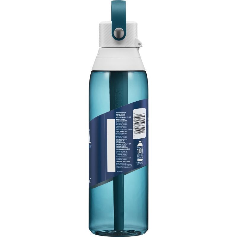 slide 4 of 6, Brita Premium 26oz Filtering Water Bottle with Filter - Seaglass, 26 oz