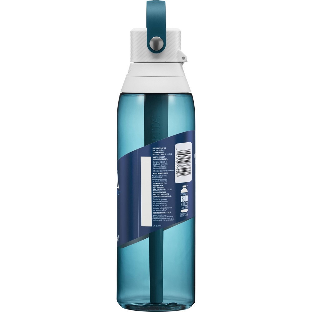 slide 6 of 7, Brita Premium 26oz Filtering Water Bottle with Filter - Seaglass, 26 oz