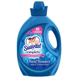 Suavitel Complete Scented Liquid Fabric Softener and Conditioner - Field Flowers - 105 fl oz
