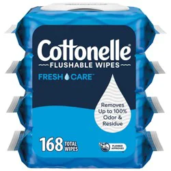 Cottonelle Flushable Wet Wipes - 4pk/42ct